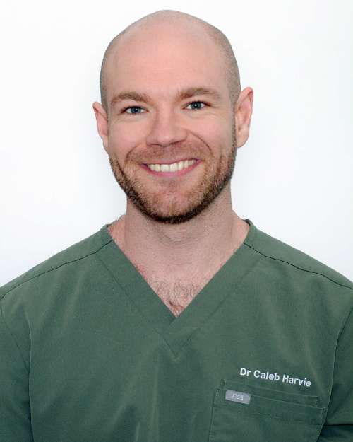Dr Caleb Harvie headshot photo